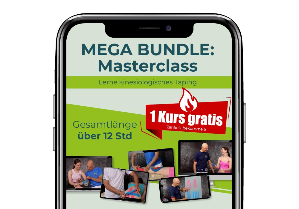 Masterclass kinesiologisches Taping lernen – alle Kurse im Mega Bundle von Olaf Kandt