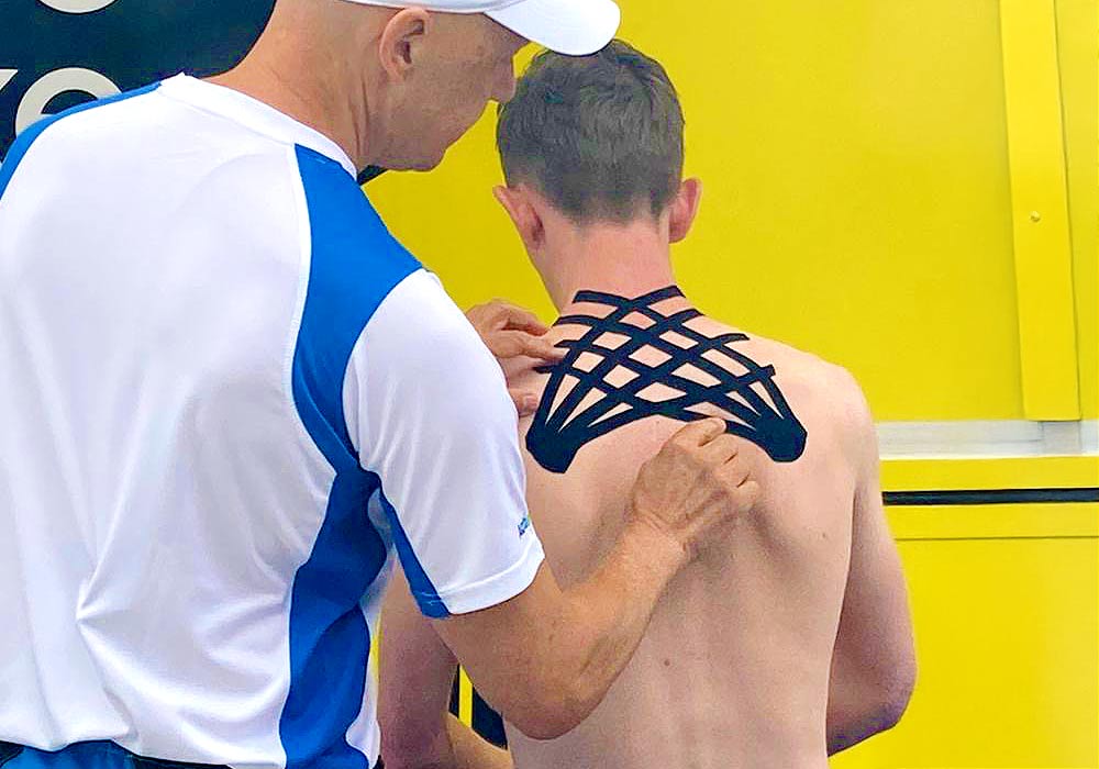 Lymphtaping-Anlage zur Unterstützung des Lymphabflusses